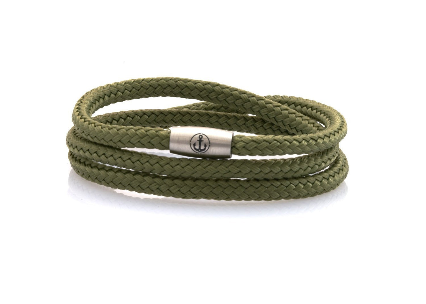 neptn women bracelet JUNO Anker Stahl Triple 4 laurel rope