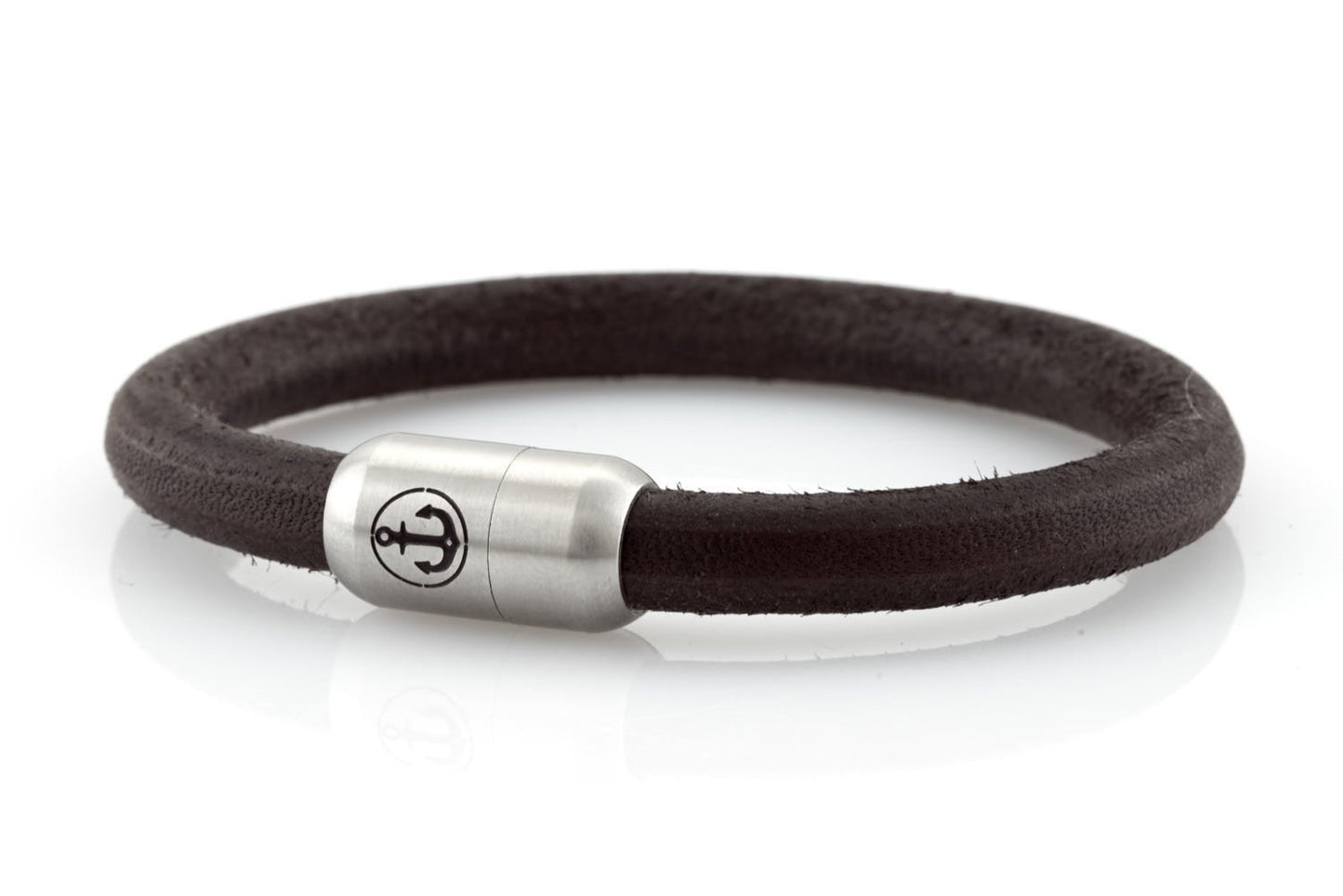 bracelet-man-Bootsmann-8-Neptn-leather-core-anker-stahl-brown