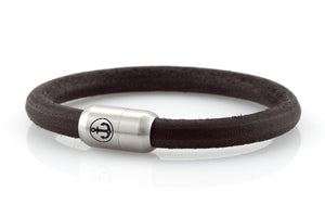 bracelet-man-Bootsmann-8-Neptn-leather-core-anker-stahl-brown