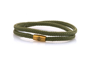 neptn women bracelet JUNO Anker Gold double 4 laurel rope