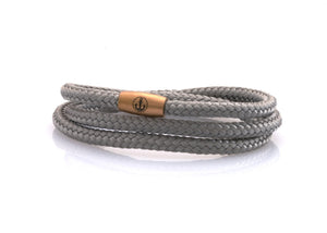 neptn women bracelet JUNO Anker Rosegold Triple 4 silber rope