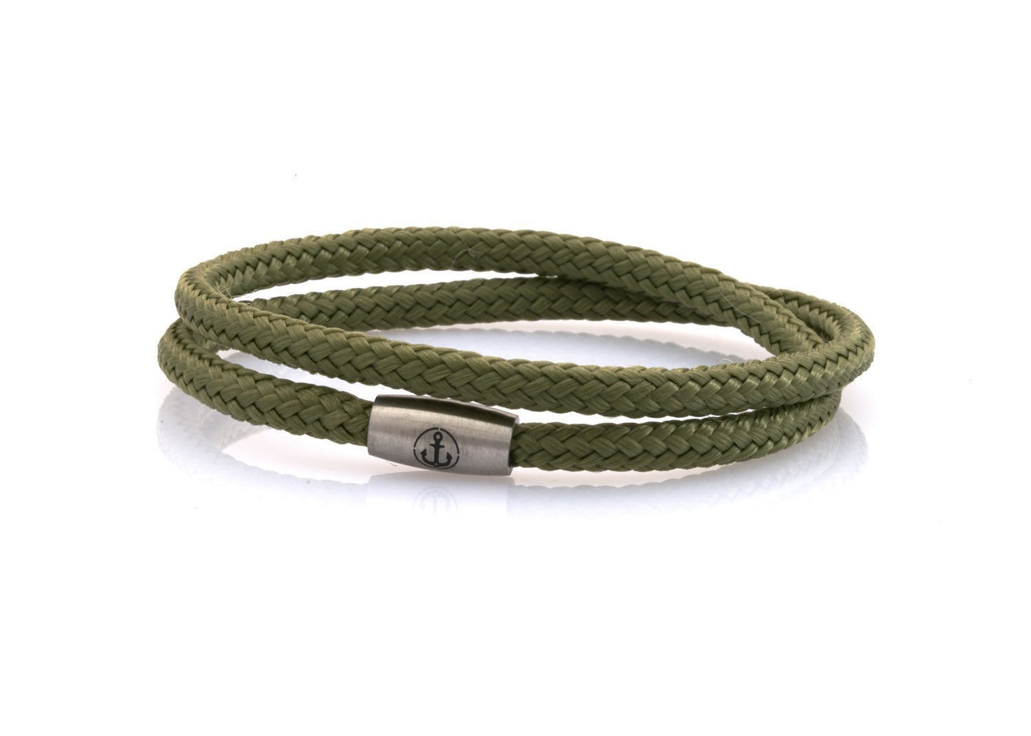 neptn women bracelet JUNO Anker Stahl double 4 laurel rope