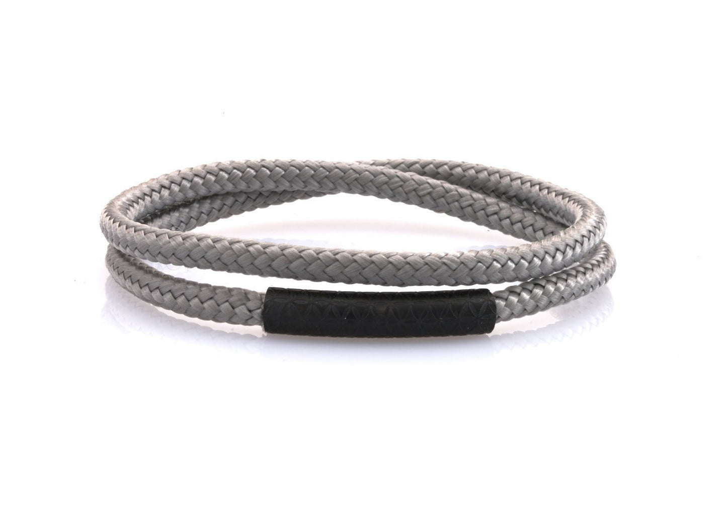 neptn women bracelet MINERVA F.o.L. Schwarz double 4 silber rope